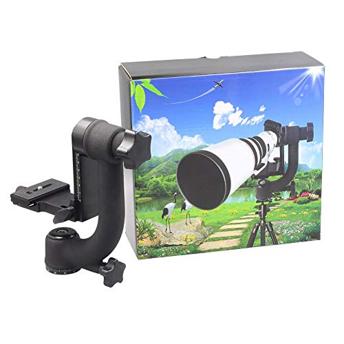 image for INSEESI Professional Heavy Duty Metal 360 Degree Panoramic Gimbal Trip