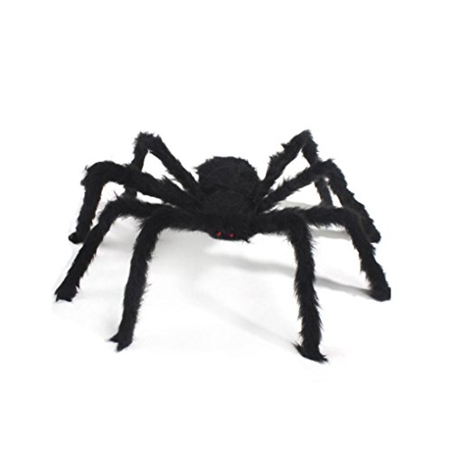 Halloween Spider, Misaky Party Decoration Haunted House Prop Indoor Outdoor (62CM, Black)