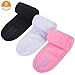 Spa Facial Headband for Women Make Up Headbands Terry Cloth Hair Wrap Head Band for Washing Face Adjustable Towel with Tape 9 Pcs Tbestmax