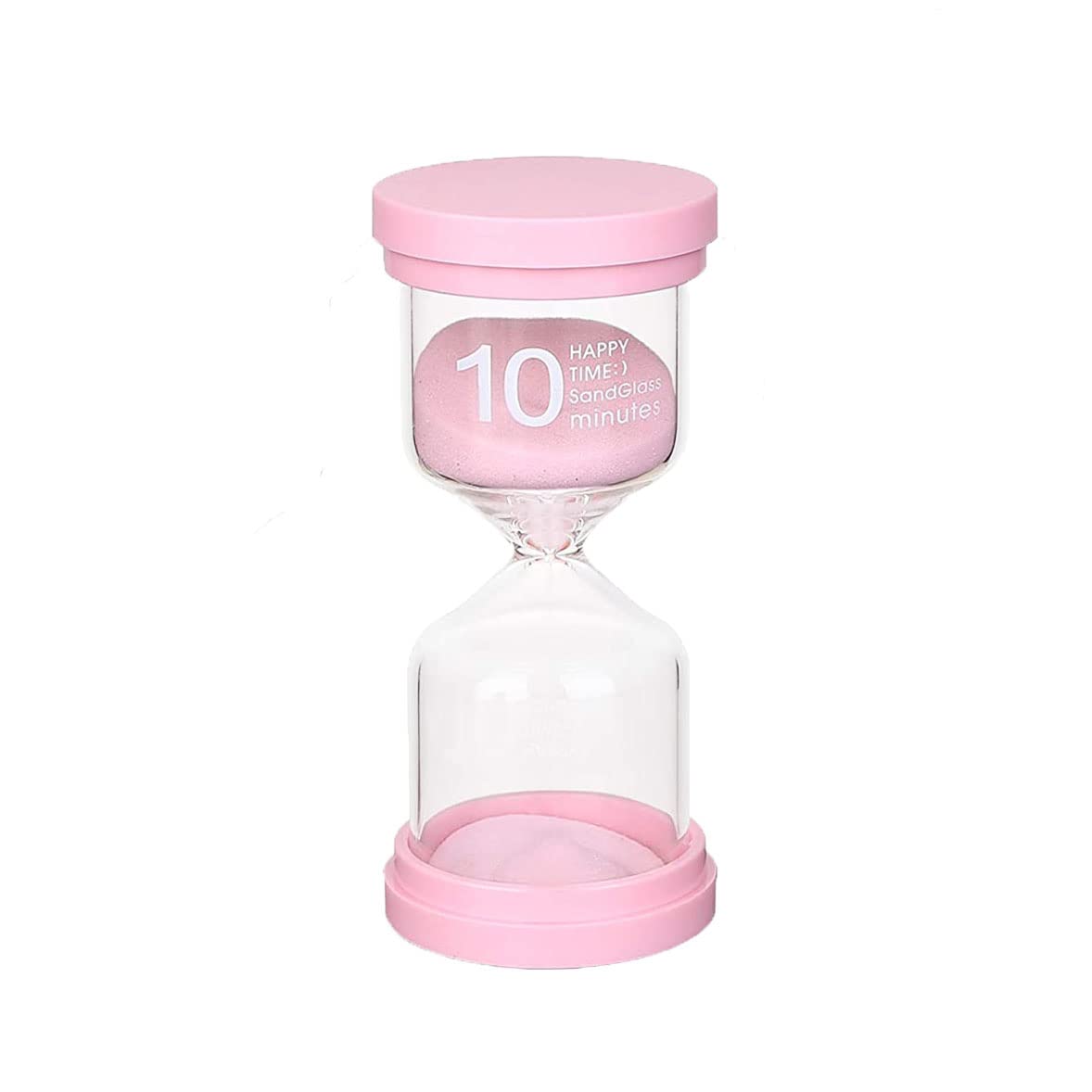 Sandglass Timer 10 Minutes Pink Hourglass sandy clock for kids children Time Management Assistant for kitchen classroom game Living Room Office Home Decoration