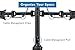 Mount-It! Dual Monitor Mount | Double Monitor Desk Stand | Fits 2 Computer Screens 19 20 21 22 23 24 27 Inches | C-Clamp and Grommet Base | Heavy Duty Full Motion Arms | VESA 75 100 Compatible