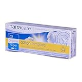 Natracare Tampons Super 2 Boxes, 20 ct (40 Tampons Total)