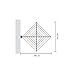 Brabantia Wallfix Wall-Mounted Rotary Dryer -78 ft, 375842