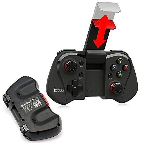 iPega PG-9023 Extendable Game Controller Portable Bluetooth Wireless Gamepad Joystick Control for Android Phone Samsung Galaxy S7/S7 edge S6 S5 iPad 5 4 etc (black) - Thumbnail 2