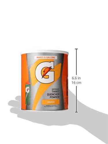 GATORADE, POWDERED DRINK MIX, 51OZ CANISTER (PACK OF 2) (CHOOSE FLAVOR) (ORANGE)