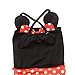 Kid Toddler Baby Girls Bathing Suit Bow Dot One Piece Swimsuit Swimwear, S 2-3t kid girls, Red Black