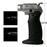 Welding Torch Cigar Cigarette Lighter Double Jet Flame Refillable Butane Gas