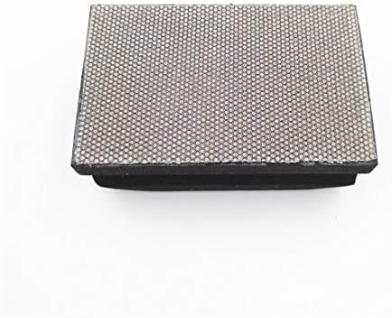 DIATOOL Diamond Hand Polishing Pad Dotted electroplated 90X55MM Hard Foam-Backed Hand pad Grit 100