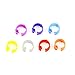 HeroNeo 100X 8mm Hen Pigeon Leg Poultry Dove Bird Chicks Parrot Clip Rings Band