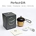 JSAUX Portable Mini Wireless Nut Speaker with Enhanced Bass and Built-in Mic and Sling for Home Outdoor Travel Compatible with iPhone iPad Android Samsung Tablet and More