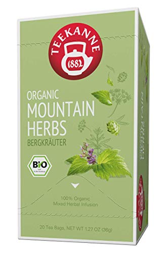 Teekanne Bio Kräutertee und Früchtetee - Bergkräuter, Pfefferminze, Fruit Selection (3 x 20 Teebeutel, 141 g) – Bild 3