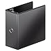 Wilson Jones 3 Ring Binder 5 Inch, Ultra Duty D-Ring View Binder with Extra Durable Hinge, Customizable, Black (W86651)