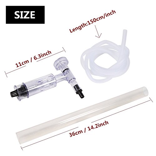 Aquarium Suction Filter, New Useful Aquarium Fish Tank Cleaning Sand Washing Filter Water Suction Pipe