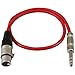 GLS Audio 2ft Patch Cable Cords - XLR Female to 1/4