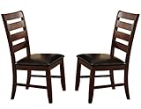 Milton Greens Stars 8740DB Alicante Dining Chair, Dark Brown, Set of 2