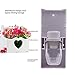 Wekity 015 Squeezer Kit Wall Mounted 5 Toothbrush Holder with Automatic Toothpaste Dispenser (Black)