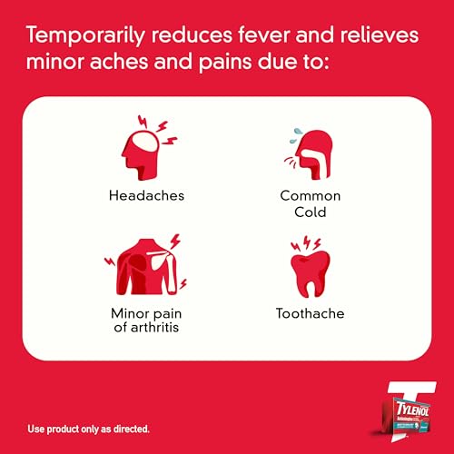 TYLENOL EXTRA STRENGTH EASY TO SWALLOW ACETAMINOPHEN, PAIN RELIEVER & FEVER REDUCER COATED CAPLETS FOR ADULTS WITH GENTLEGLIDE TECHNOLOGY, 500 MG EXTRA STRENGTH ACETAMINOPHEN, 50 CT