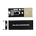 NVMe Enclosure PCIe M.2 2280 SSD Box,Type-C USB 3.1 NVME Solid State Hard Disk Case,HDD Enclosure 10 Gbps Gen 2 USB 3.1 to M.2 Adapter with Case and USB C Cable M.2 PCIe SSD to Type C Enclosure