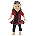 Plaid Skirt Outfit - 18 Inch Doll Clothes/clothing Fits American Girl - Includes 18” Dolls Accessories