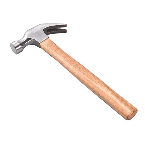 TOOLTOO 12.6" Claw Hammer - 20 oz Wood Handle Steel Hammer for Dad, Christmas, Birthday, Father's Day