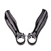 Lixada Bicycle Handlebar Ends 1 Pair Carbon Fiber MTB Road Bike Bar Ends BarEnds 22.2mm