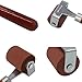 MyLifeUNIT Rubber Brayer, Brayer Ink Roller, Soft Rubber Brayer Roller with Wooden Handle