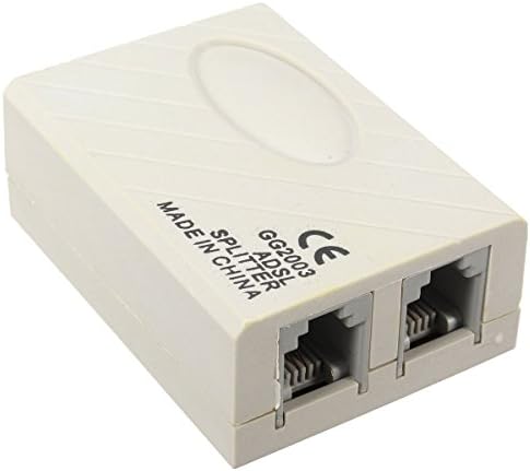 Portable ADSL ADSL2+ DSL Modem Telephone Phone Fax In-Line Splitter Filter RJ11