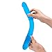 MATATA Realistic 13.2 Inch Double Dildo Dong Fake Penis Adult Sex Toys for Female Masturbation Blue