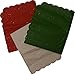 Christmas Glitter Tissue Paper; Red, White and Green; Scalloped Edges; 110 Sheets