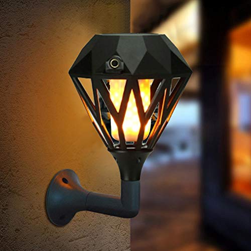 WinnerEco Solar Powered Flame Lamps Waterproof 96LEDs for Yard Lawn Garden Decoration