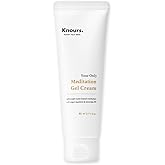 Knours. Light Weight Water Based Gel Moisturizer, Vegan Peppermint Squalane & Ceramide NP Hydrating Soothing Cooling (80ml 2.7 fl oz.)