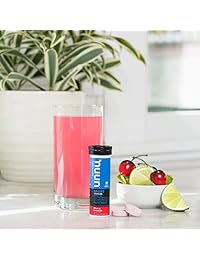 Nuun Energía: Cherry Limeade Electrolyte + cafeína comprimidos (6 Tubos de 10 pestañas)