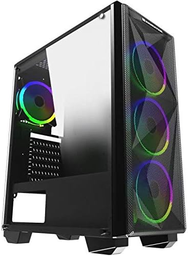 Xigmatek Beast RGB Medium Tower ATX Case with Glass Panels (Black)