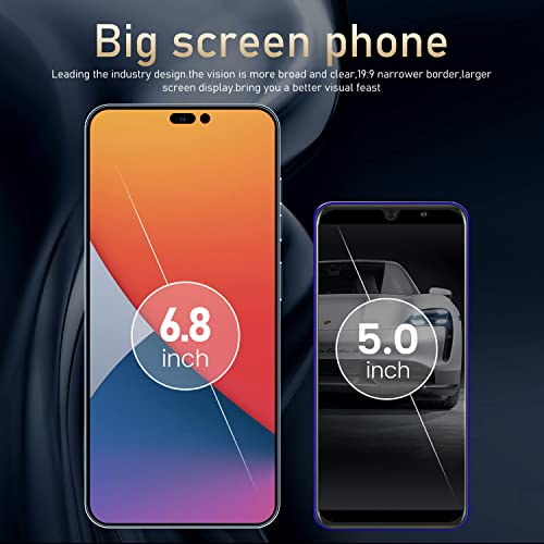 i14 ProMax 5G Cell Phone, Unlocked Android Smartphone, 3GB+64GB, 6.8