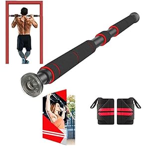 Trekstangdeurframe | Chin-Up Bar voor deuropening met verlengde handgrepen – Trainer voor thuisgymnastiek oefening, 70…