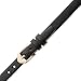 Gilden 6-14mm Flat Polished Leather Ladies Watch Band F66