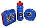 Paw Patrol Blue and Red Water bottle, Snack Container, and Sandwich Container