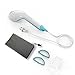 homgeek Garment Steamer for Clothes, 20s Heat Up Handheld Clothes Steamer 90 Milliliter Capacity Fabric Steamer for Home and Travel, 2 Fabric Brushes Included