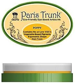 Eco Green Crafts Paris Trunk Dye-Based Artists Ink, Poppy