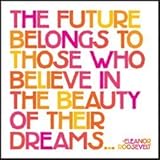 Beauty of Their Dreams - Eleanor Roosevelt Color Magnet