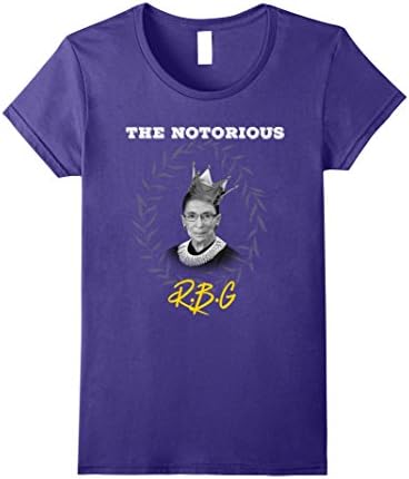 Womens Notorious RBG Ruth Bader Ginsburg Supreme Court Justice Tee XL Purple