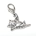 Pro Jewelry Dangling "Kitten" Clip-on Bead for Charm Bracelet 33910