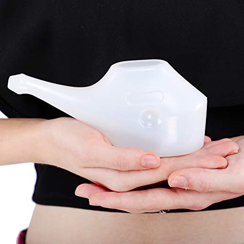 QwikFlo Economy, Light-Weight Neti Pot - Handy, Compact and Travel Friendly-White (2 Pieces (White, Blue)) - Image 7