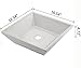 Comllen White Porcelain Ceramic Vessel Bathroom Sink Art Basin