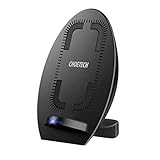 CHOETECH Qi Fast Charger Wireless Charging Stand with Cooling Fan Compatible with iPhone XR/XS/XS Max, iPhone X/ 8/8 Plus, Samsung Galaxy S9/S9 Plus/Note 9/8, S8/S7 and Other Qi-Enabled Devices