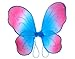Enchantly Fairy Costume - Fairy Wings for Girls - Butterfly Costume for Girls - Hot Pink and Blue Wings, Tutu, Wand and Halo