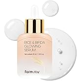 Farmstay Rice & Bifida Glowing Serum, Dark Spot Remover Correcting for face with Niacinamide, for Women & Men, Korean Skin Care, 1.18 Fl. Oz.