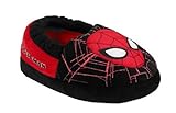 Marvel Spiderman Boys Aline Slippers Slip On Slippers Black (9-10 M US Toddler)