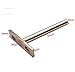4 Invisible Floating Shelf Brackets - Completely Hidden - Flush Mount - Low Profile - Invisible Supports for Any Type of Shelf - Hardened Steel Blind Supports 5-8 Shelves 30 LBS - (4 ')