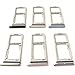 Replacement Dual SIM Card +Micro SD Card Holder Slot Tray for Samsung Galaxy S8+ S8 Plus G955 / S8 G950 (Dual SIM-Midnight Black)